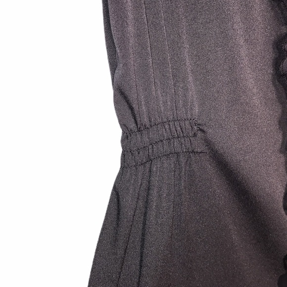 Converse Sheer Black Button Down Tank- Size Large - Picture 2 of 6